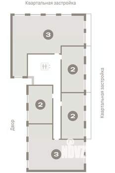 3-к квартира, вторичка, 103м2, 8/9 этаж