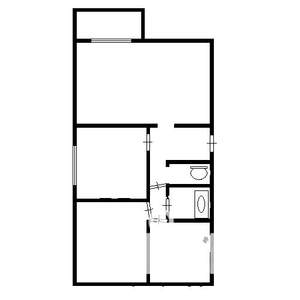 3-к квартира, вторичка, 62м2, 3/5 этаж