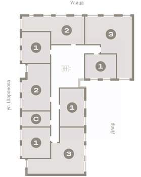 1-к квартира, вторичка, 45м2, 3/16 этаж