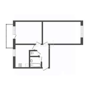 2-к квартира, вторичка, 44м2, 3/5 этаж