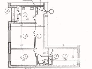 3-к квартира, вторичка, 69м2, 4/12 этаж
