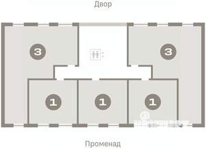 3-к квартира, вторичка, 85м2, 3/7 этаж