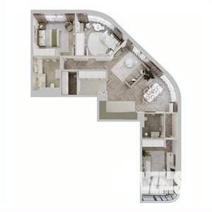 3-к квартира, строящийся дом, 97м2, 7/13 этаж