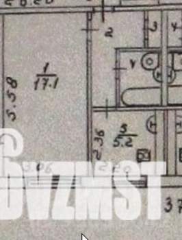 1-к квартира, вторичка, 30м2, 1/9 этаж