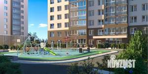 1-к квартира, строящийся дом, 43м2, 3/16 этаж