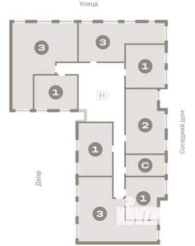 3-к квартира, вторичка, 88м2, 4/16 этаж