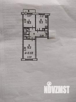 2-к квартира, вторичка, 51м2, 4/5 этаж