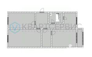3-к квартира, вторичка, 62м2, 3/5 этаж
