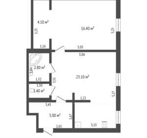 2-к квартира, вторичка, 56м2, 3/4 этаж