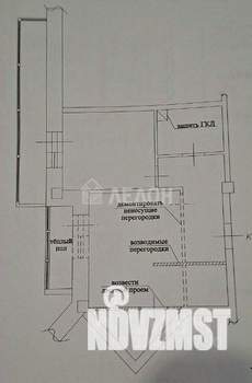 1-к квартира, вторичка, 44м2, 1/9 этаж