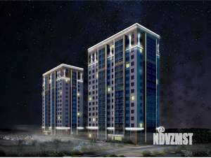 1-к квартира, строящийся дом, 44м2, 2/16 этаж