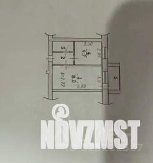 1-к квартира, вторичка, 35м2, 5/5 этаж