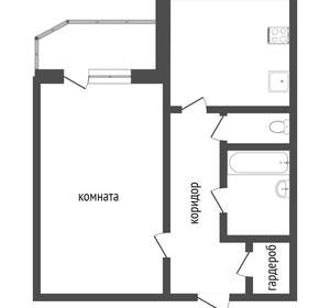 1-к квартира, вторичка, 31м2, 3/5 этаж