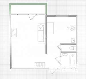 1-к квартира, вторичка, 35м2, 1/10 этаж