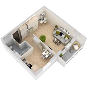 1-к квартира, вторичка, 37м2, 6/10 этаж