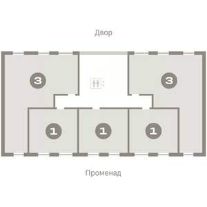 3-к квартира, вторичка, 85м2, 3/9 этаж