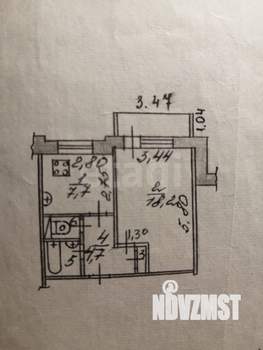 1-к квартира, вторичка, 36м2, 1/5 этаж