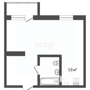 Студия квартира, вторичка, 37м2, 10/10 этаж