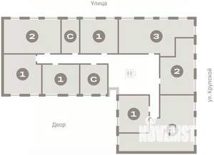 3-к квартира, вторичка, 87м2, 6/9 этаж