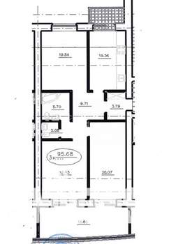2-к квартира, вторичка, 85м2, 10/12 этаж