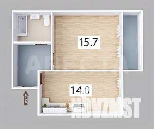 1-к квартира, вторичка, 36м2, 6/10 этаж