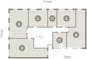 1-к квартира, вторичка, 41м2, 2/8 этаж