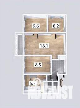 4-к квартира, вторичка, 60м2, 4/5 этаж