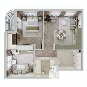 2-к квартира, строящийся дом, 66м2, 5/13 этаж