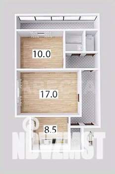 2-к квартира, вторичка, 52м2, 3/9 этаж