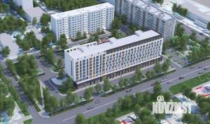 1-к квартира, строящийся дом, 34м2, 8/8 этаж