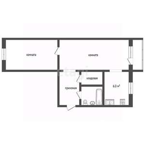 2-к квартира, вторичка, 44м2, 4/5 этаж