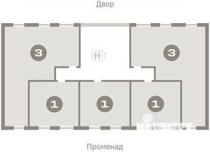 3-к квартира, вторичка, 85м2, 3/17 этаж