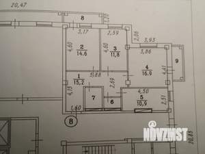 3-к квартира, вторичка, 75м2, 1/16 этаж