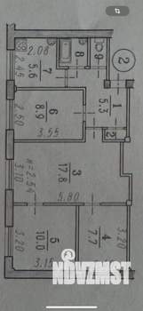 3-к квартира, вторичка, 59м2, 1/5 этаж