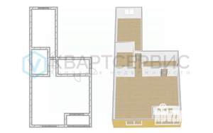 2-к квартира, вторичка, 59м2, 6/10 этаж
