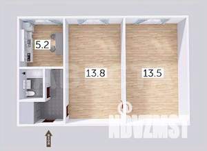 2-к квартира, вторичка, 40м2, 5/9 этаж