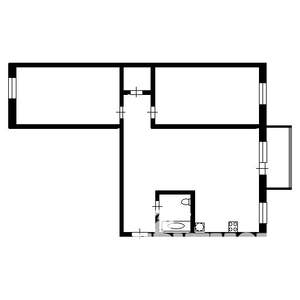 3-к квартира, вторичка, 59м2, 2/5 этаж