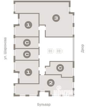 2-к квартира, вторичка, 72м2, 6/16 этаж