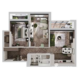 2-к квартира, вторичка, 77м2, 6/12 этаж