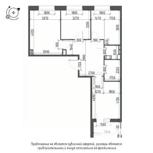 3-к квартира, вторичка, 75м2, 9/9 этаж