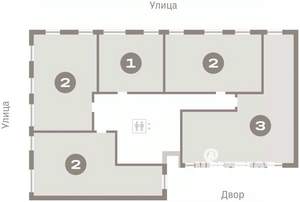 3-к квартира, вторичка, 95м2, 8/8 этаж