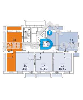 2-к квартира, вторичка, 63м2, 4/15 этаж