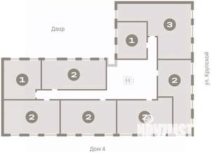 3-к квартира, вторичка, 67м2, 9/9 этаж