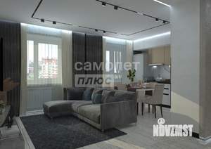 2-к квартира, сданный дом, 61м2, 3/9 этаж