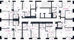 1-к квартира, вторичка, 41м2, 6/15 этаж