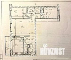 3-к квартира, вторичка, 82м2, 3/10 этаж