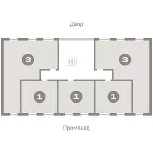 3-к квартира, вторичка, 85м2, 5/9 этаж