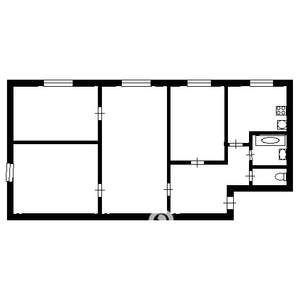 4-к квартира, вторичка, 62м2, 2/5 этаж