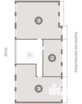 3-к квартира, вторичка, 123м2, 7/17 этаж
