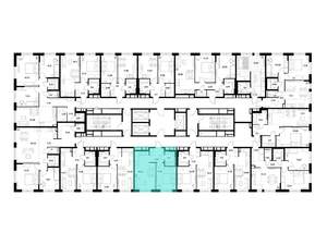 1-к квартира, вторичка, 39м2, 12/20 этаж